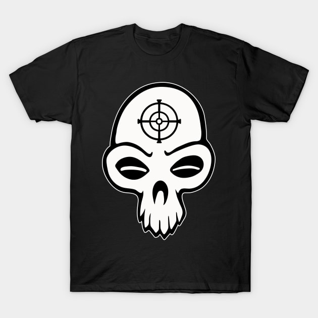 target skull T-Shirt by Huggy Mauve